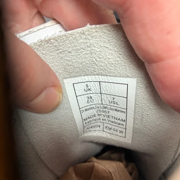 PUNK ROCK GIRL: Custom Doc Martens, size 7W - Picture 5 of 7